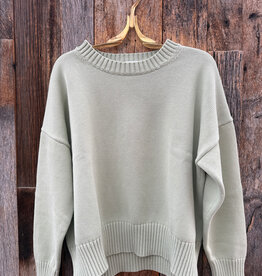 Perfect White Tee Janet L/S Pistachio