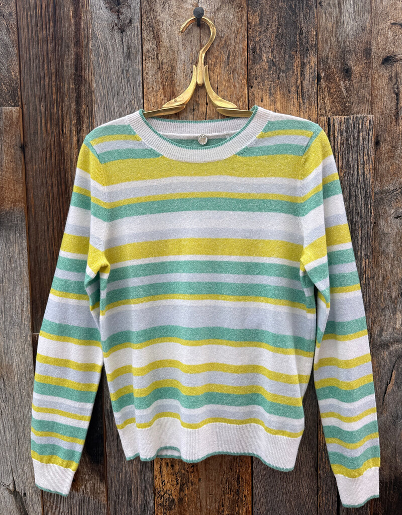 Margaret O'Leary Margaret O'leary Stripe Crew Neck Mint