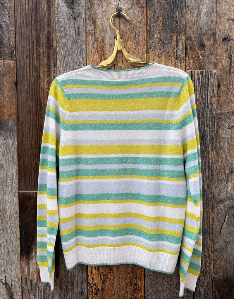 Margaret O'Leary Margaret O'leary Stripe Crew Neck Mint