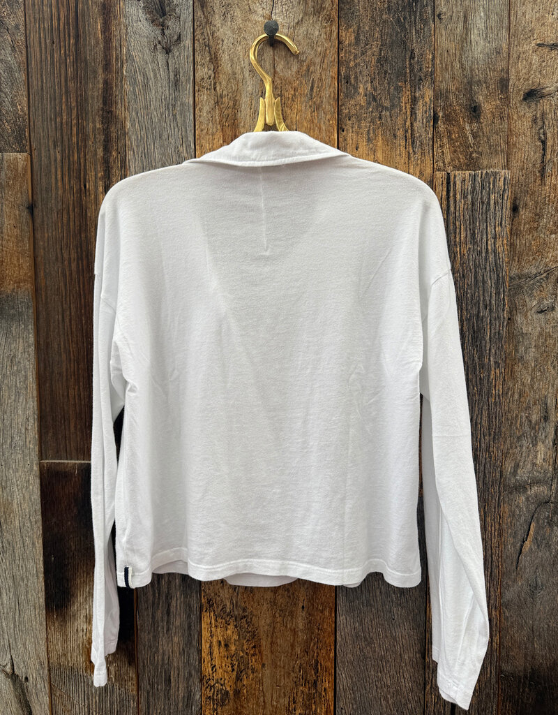 Stateside Stateside Cloud Jersey Collar Tee White