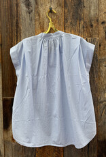 Stateside Stateside Pinstripe Henley Dove Blue