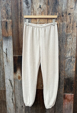 Perfect White Tee French Terry Easy Sweatpant Oatmeal