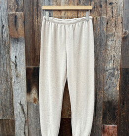 Perfect White Tee French Terry Easy Sweatpant Oatmeal
