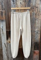 Perfect White Tee French Terry Easy Sweatpant Oatmeal