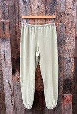 Perfect White Tee French Terry Easy Sweatpant Pistachio
