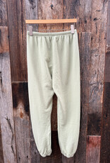 Perfect White Tee French Terry Easy Sweatpant Pistachio