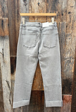 DL1961 / W + W DL1961 Patti Straight Cuffed Jean Lt Smoke