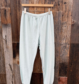 Perfect White Tee French Terry Easy Sweatpant Aqua