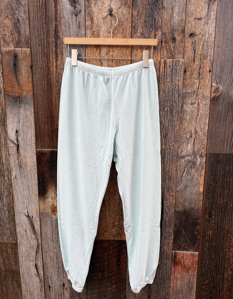 Perfect White Tee French Terry Easy Sweatpant Aqua