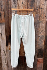 Perfect White Tee French Terry Easy Sweatpant Aqua