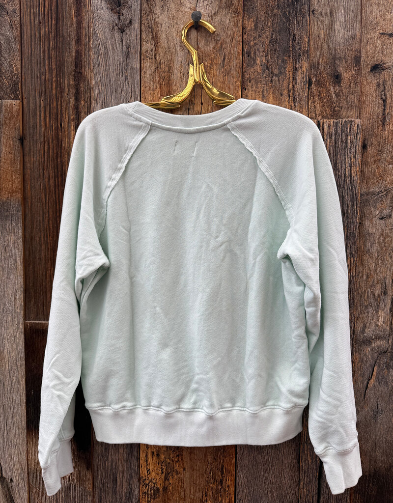 Sundry Raglan Sweatshirt Sheer Blue