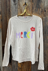 Sundry L/S Pullover Crew Merci Oyster