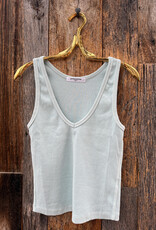Perfect White Tee Maria V-Neck Aqua