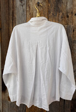 Stateside Stateside Linen Dolman Pocket Shirt White