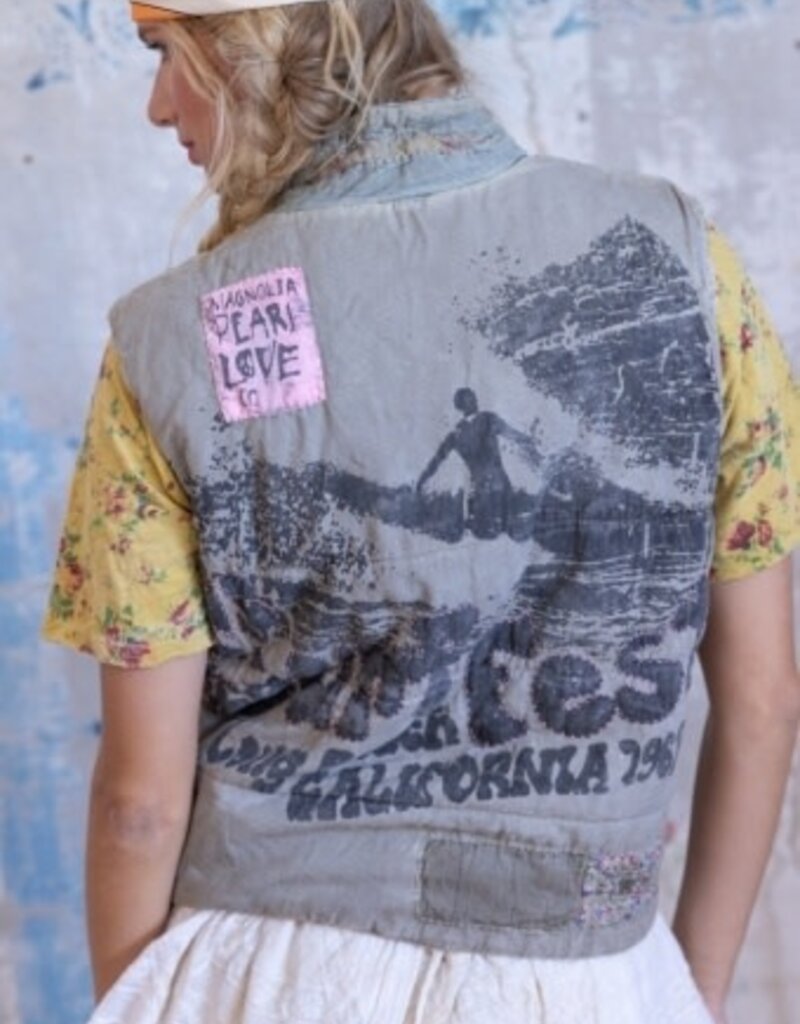 Magnolia Pearl Magnolia Pearl Surf Fest Vest 069 Washed Indigo