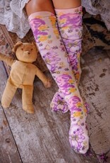 Magnolia Pearl Magnolia Pearl Floral Teddy OTK Socks 142 Snowball