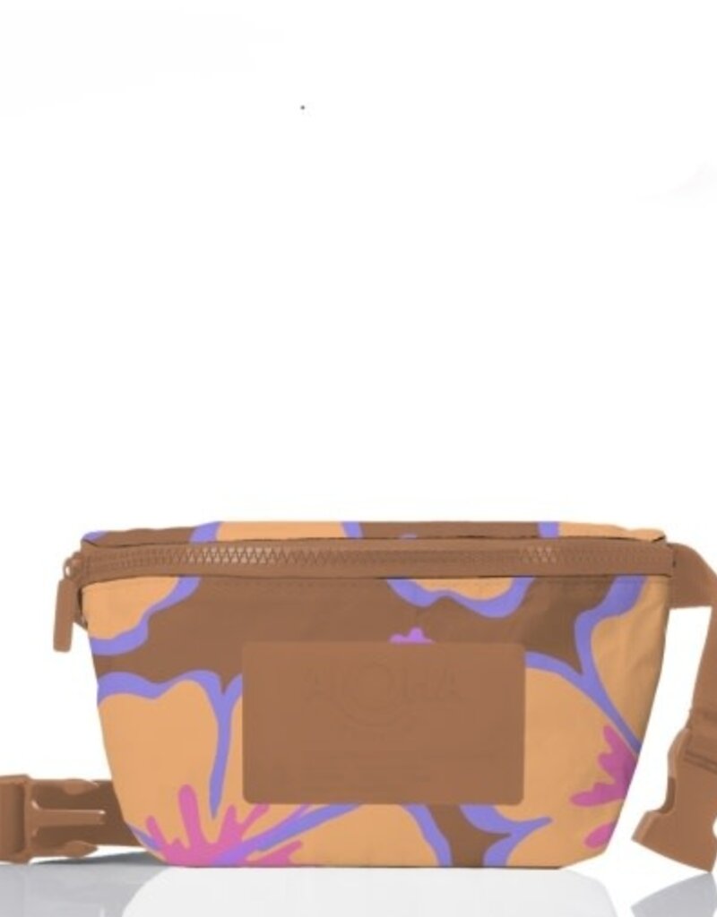 Aloha Collection Aloha Collection Pua Waikiki Mini Hip Pack Toffee