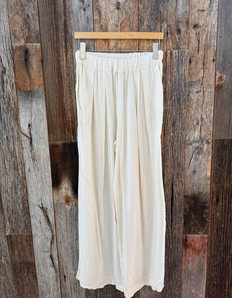 Milio Milano Milio Milano Wide Leg Tencel Pants Butter