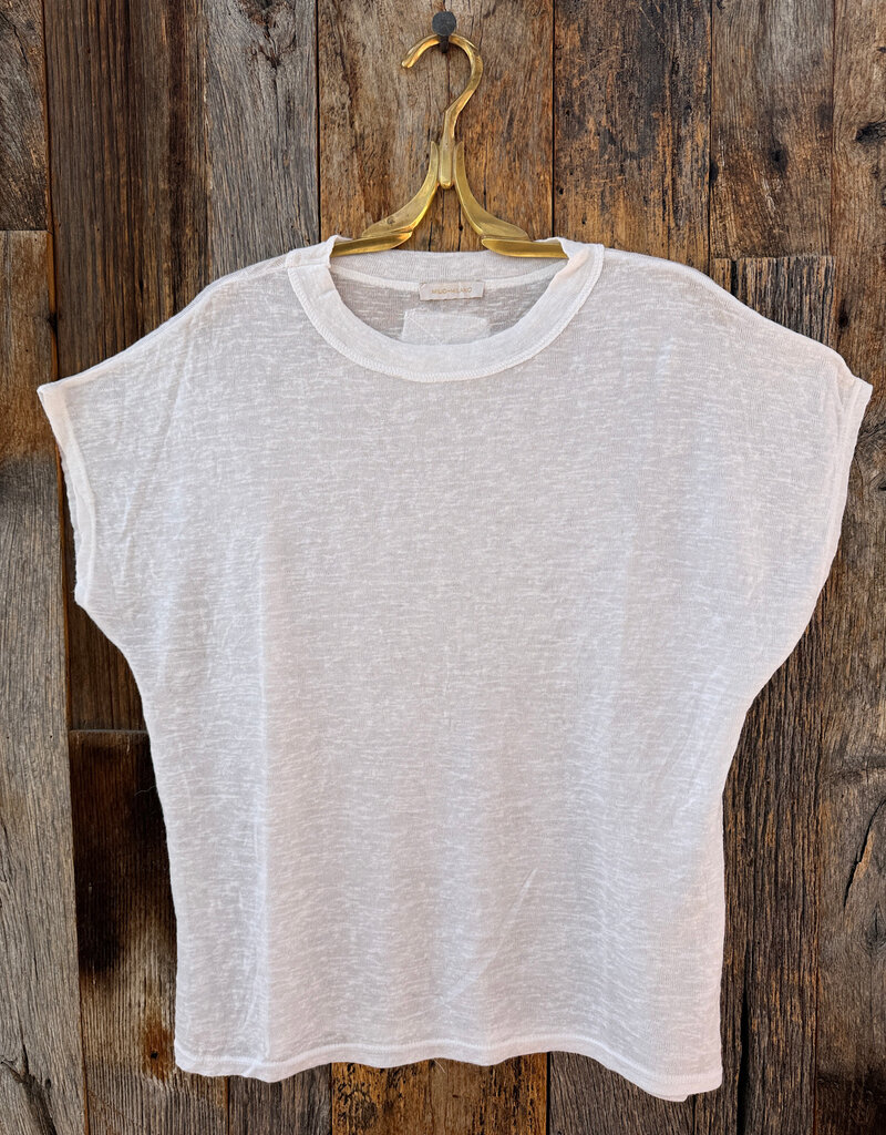 Milio Milano Milio Milano Lightweight Boyfriend Shirt White