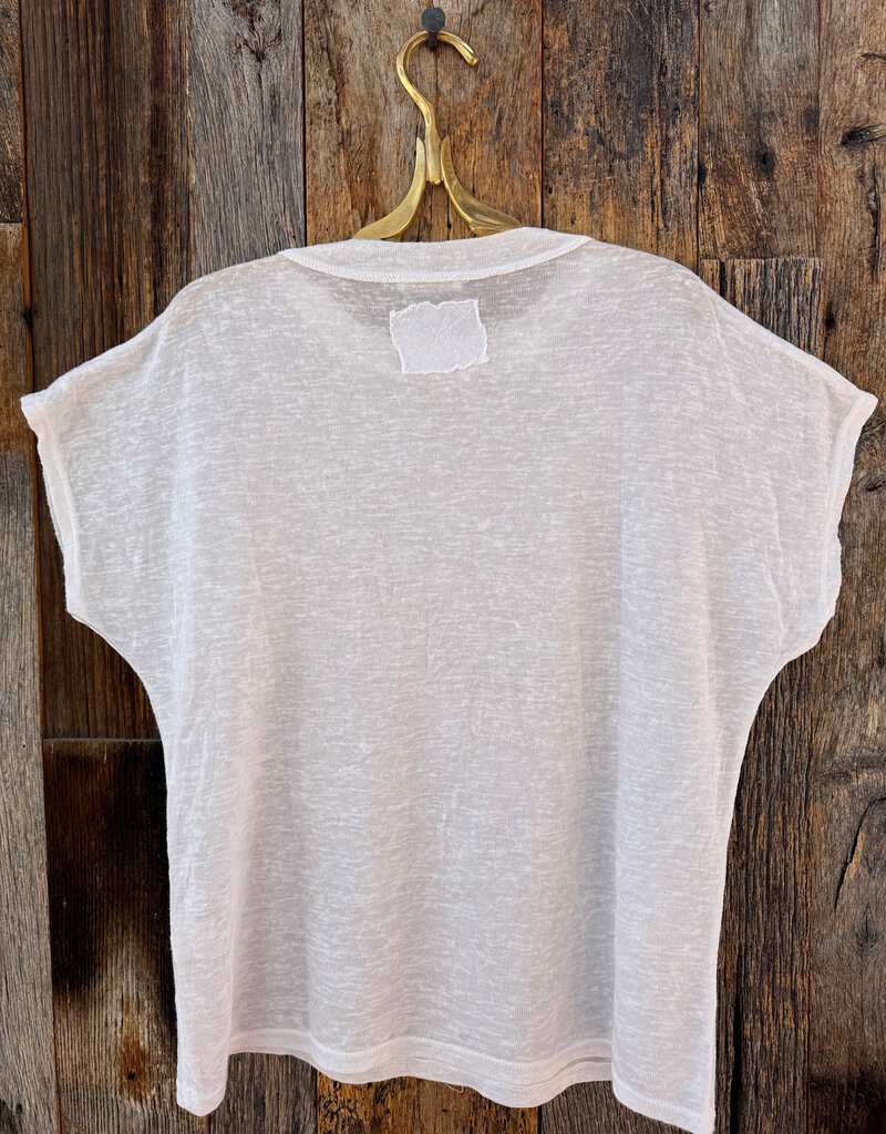 Milio Milano Milio Milano Lightweight Boyfriend Shirt White