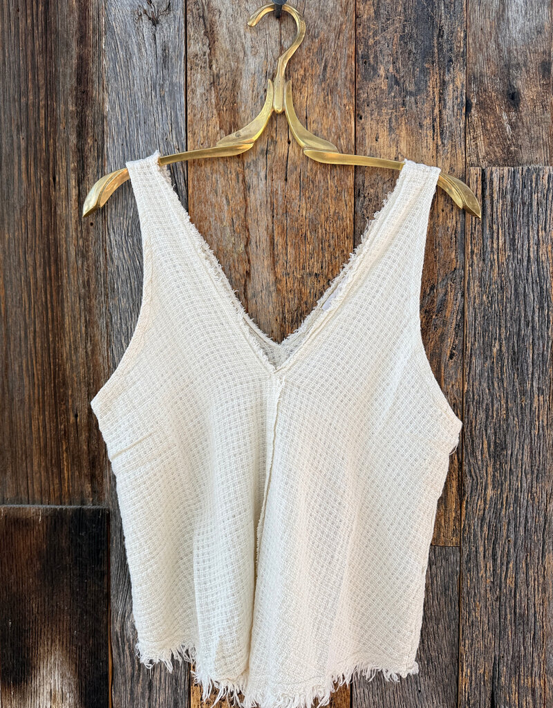 Milio Milano Milio Milano Cotton Gauze Tank Top Butter