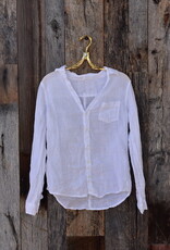 CP Shades CP Shades Sloane Linen Top 1042-3 White