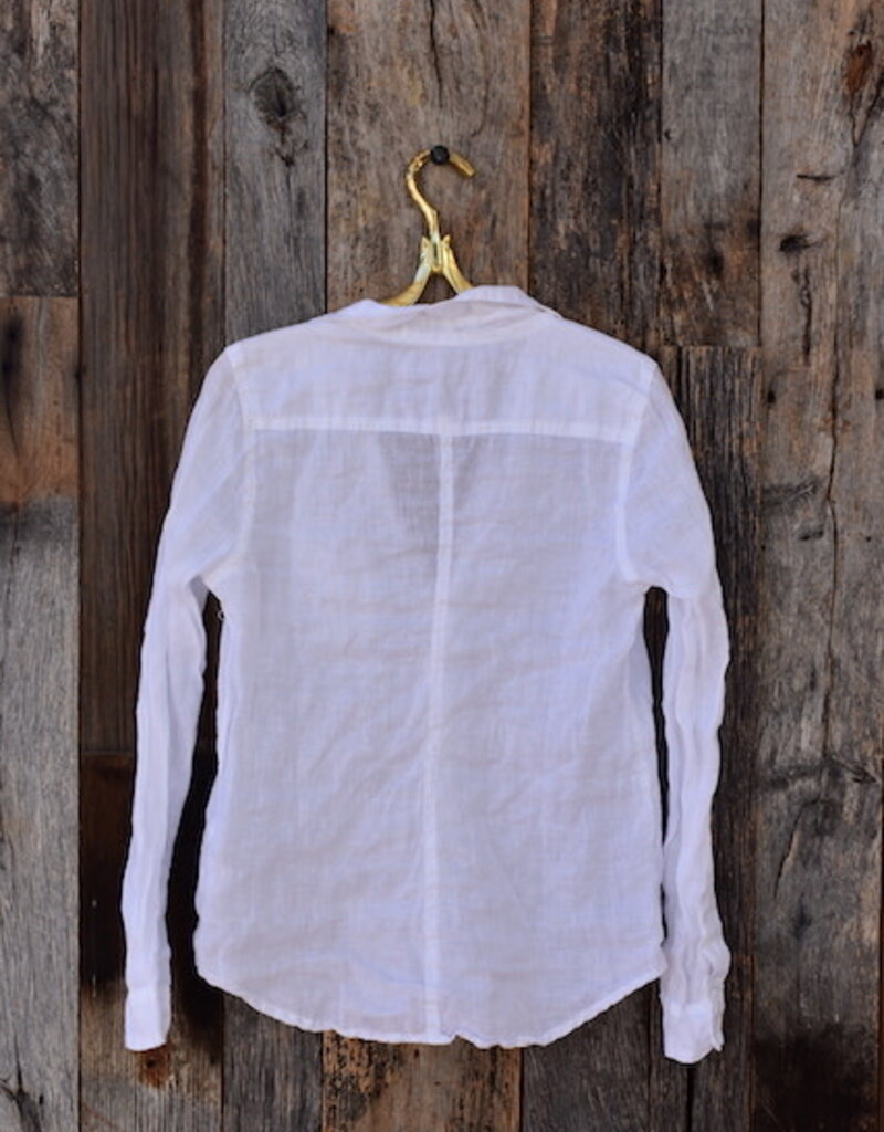 CP Shades CP Shades Sloane Linen Top 1042-3 White