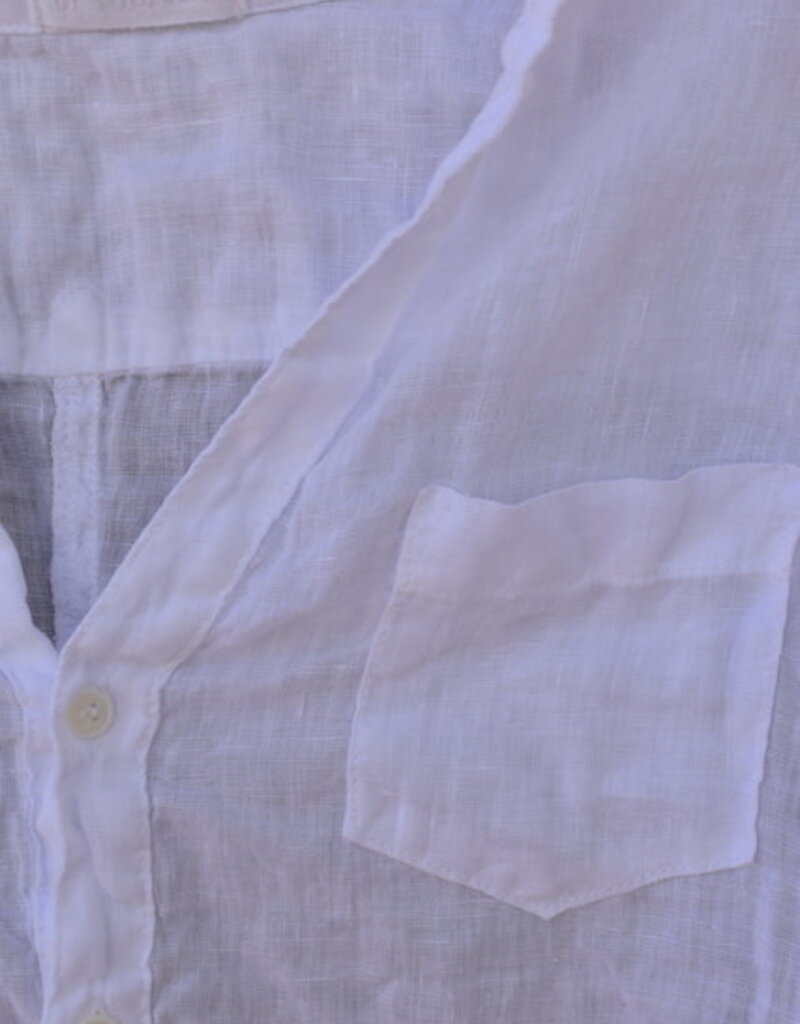 CP Shades CP Shades Sloane Linen Top 1042-3 White