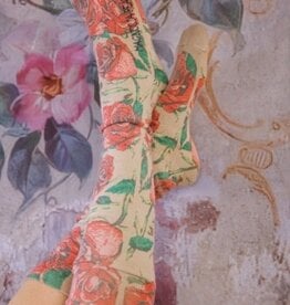 Magnolia Pearl Magnolia Pearl Floral OTK Socks 153 You Are Roses*