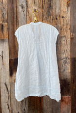 CP Shades CP Shades Regina Cap Sleeve Linen Dress 207C-3 Seaglass