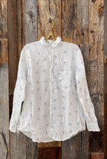 CP Shades CP Shades Joss Linen Top 1225-5295 Blue Floral