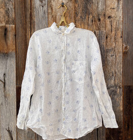CP Shades CP Shades Joss Linen Top 1225-5295 Blue Floral