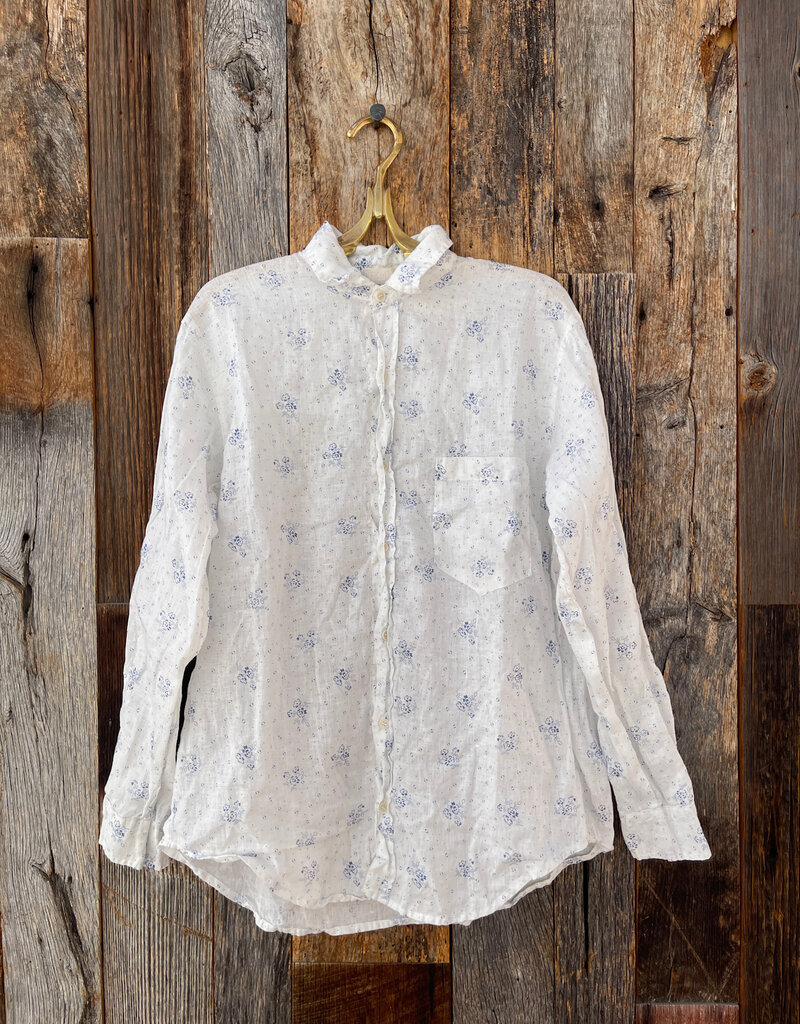 CP Shades CP Shades Joss Linen Top 1225-5295 Blue Floral