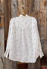 CP Shades CP Shades Joss Linen Top 1225-5295 Blue Floral