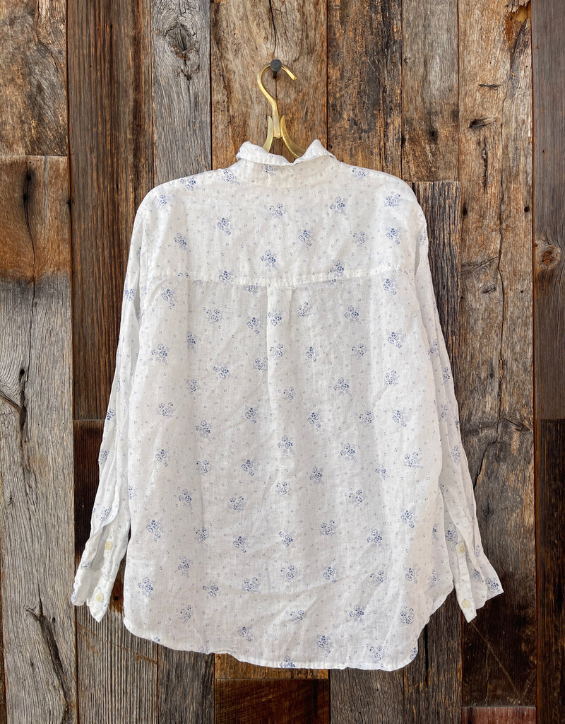 CP Shades CP Shades Joss Linen Top 1225-5295 Blue Floral