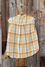 CP Shades CP Shades Patti Linen Tank 226-5252 Orange Plaid