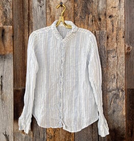 CP Shades CP Shades Romy Linen Top 1012-5251 Blue/White Stripe