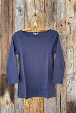 Lilla P Lilla P 3/4 Sleeve Boatneck Dark Navy