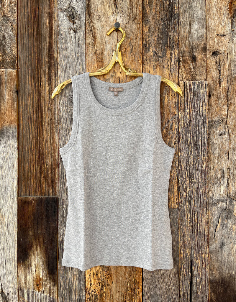 Lilla P Lilla P Jewel Tank Heather Grey