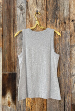 Lilla P Lilla P Jewel Tank Heather Grey