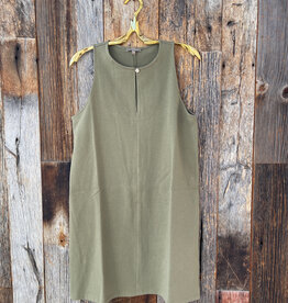 Lilla P Lilla P  Keyhole Tank Dress Kelp