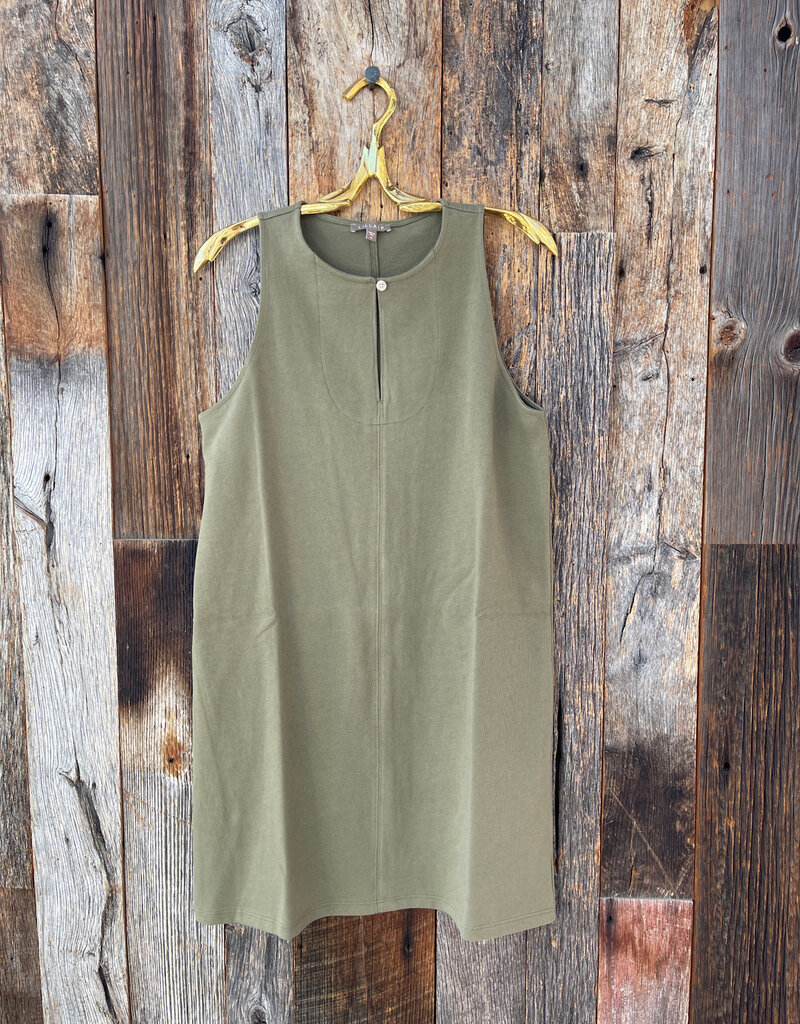 Lilla P Lilla P  Keyhole Tank Dress Kelp