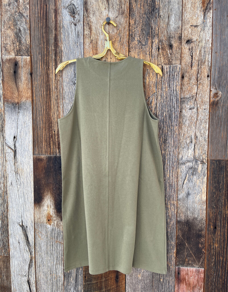 Lilla P Lilla P  Keyhole Tank Dress Kelp
