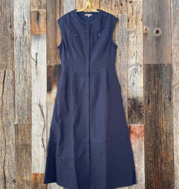 Lilla P Lilla P Sleeveless Seamed Maxi Dress Navy