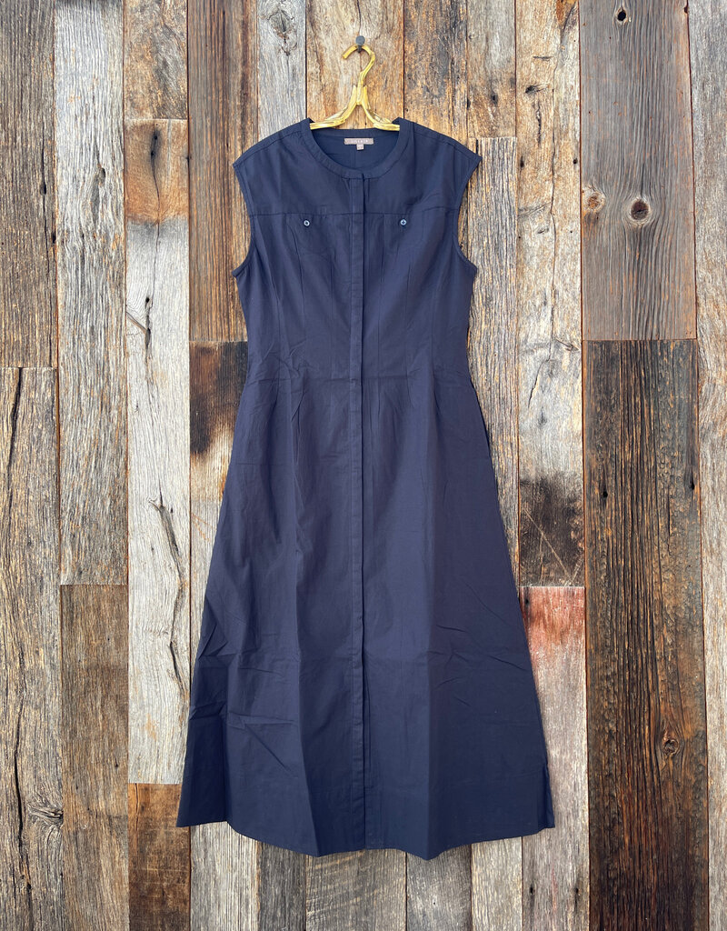 Lilla P Lilla P Sleeveless Seamed Maxi Dress Navy