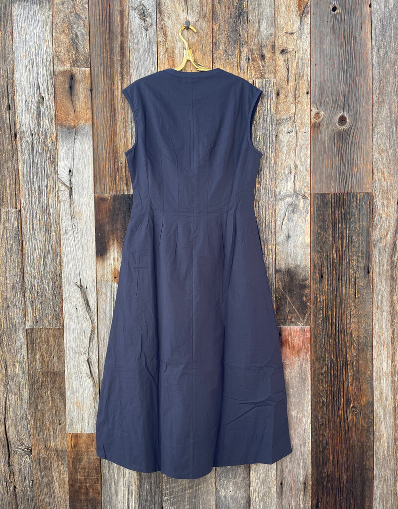 Lilla P Lilla P Sleeveless Seamed Maxi Dress Navy