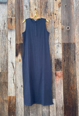 Lilla P Lilla P Henley Maxi Dress Navy