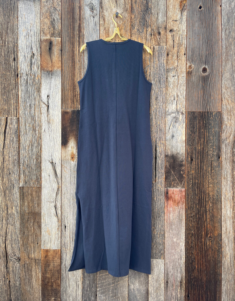 Lilla P Lilla P Henley Maxi Dress Navy