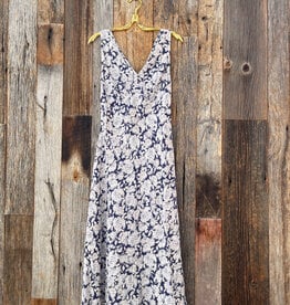 Margaret O'Leary Margaret O'Leary Darya Double V-Neck Dress Rose Garden
