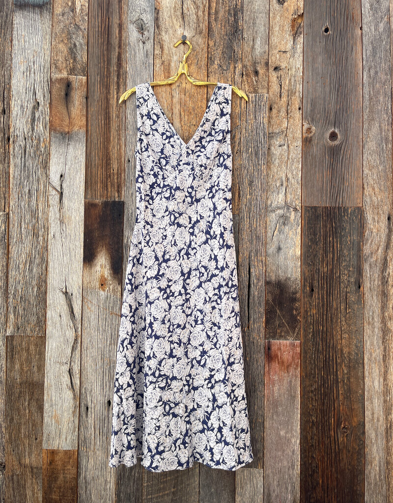 Margaret O'Leary Margaret O'Leary Darya Double V-Neck Dress Rose Garden